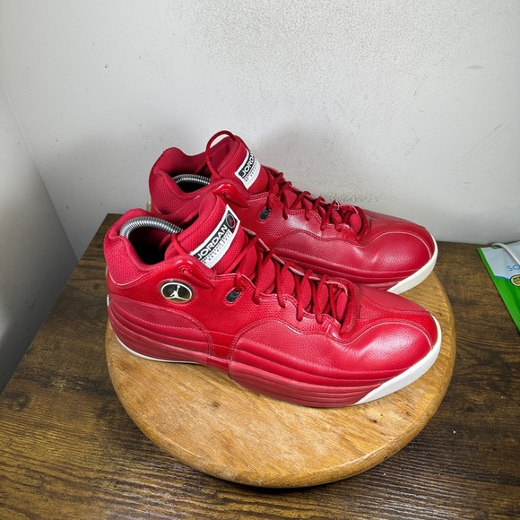 Nike Jordan Jumpman Team 1Shoes Red Men's Size 12 Athletic Sneakers 644938-601